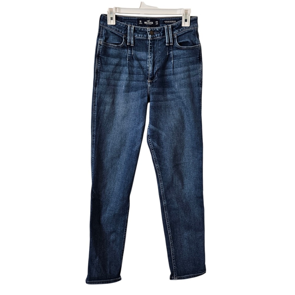 Y2K Hollister Ultra High Rise Mom Pleated Jean Vintage Stretch W29 L27